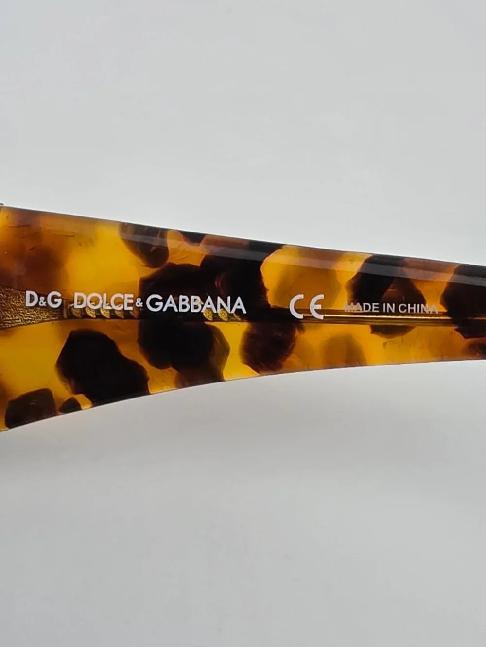 Dolce & Gabbana D&G3001 502/73 Tortoise Frame Grey Lens Sunglasses w/ Case 65mm